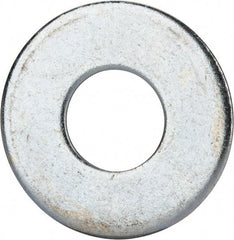 Value Collection - 1" Screw, Grade 2 Steel USS Flat Washer - 1.055" ID x 2.53" OD, 0.192" Thick, Zinc-Plated Finish - Caliber Tooling