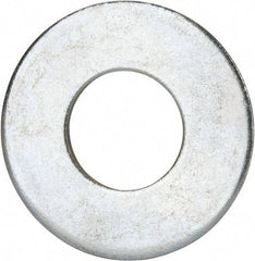 Value Collection - 1-1/4" Screw, Grade 2 Steel USS Flat Washer - 1.368" ID x 3.03" OD, 0.192" Thick, Zinc-Plated Finish - Caliber Tooling