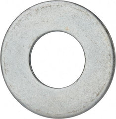 Value Collection - 1-3/4" Screw, Grade 2 Steel USS Flat Washer - 1.865" ID x 4.045" OD, 0.213" Thick, Zinc-Plated Finish - Caliber Tooling