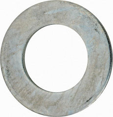 Value Collection - 3" Screw, Grade 2 Steel USS Flat Washer - 3.115" ID x 5.565" OD, 0.327" Thick, Zinc-Plated Finish - Caliber Tooling