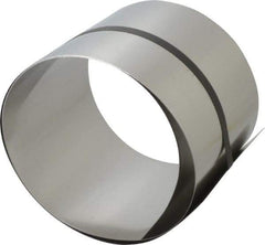 Made in USA - 1 Piece, 50 Inch Long x 6 Inch Wide x 0.02 Inch Thick, Roll Shim Stock - Stainless Steel - Caliber Tooling