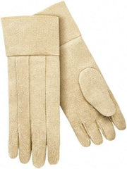 Steiner - Size Universal Wool Lined Fiberglass Heat Resistant Glove - 18" OAL, Slip-On Cuff - Caliber Tooling