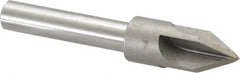 Keo - 3/4" Head Diam, 1/2" Shank Diam, 4 Flute 60° High Speed Steel Countersink - Caliber Tooling