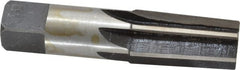 Interstate - 1/2" Pipe, 3/4" Diam, 0.665" Small End Diam, Straight Shank, 1-3/8" Flute, Taper Pipe Reamer - Caliber Tooling