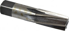 Interstate - 1/2" Pipe, 3/4" Diam, 0.665" Small End Diam, Straight Shank, 1-3/8" Flute, Taper Pipe Reamer - Caliber Tooling