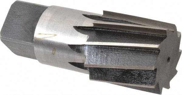 Interstate - 1-1/2" Pipe, 1.793" Diam, 1.684" Small End Diam, Straight Shank, 1-3/4" Flute, Taper Pipe Reamer - Caliber Tooling