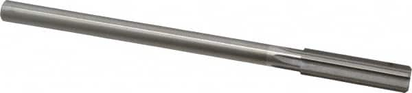 Made in USA - 15/32" High Speed Steel 6 Flute Chucking Reamer - Straight Flute, 0.373" Straight Shank, 1-3/4" Flute Length, 7" OAL - Caliber Tooling