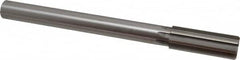 Made in USA - 1-1/16" High Speed Steel 8 Flute Chucking Reamer - Straight Flute, 7/8" Straight Shank, 2-3/4" Flute Length, 10-1/2" OAL - Caliber Tooling