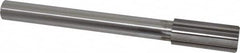 Made in USA - 1-5/16" High Speed Steel 10 Flute Chucking Reamer - Straight Flute, 1" Straight Shank, 3" Flute Length, 11-1/2" OAL - Caliber Tooling