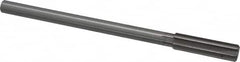 Made in USA - 14mm High Speed Steel 8 Flute Chucking Reamer - Straight Flute, 0.4355" Straight Shank, 2" Flute Length, 8" OAL - Caliber Tooling