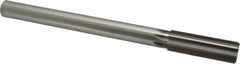 Made in USA - 22.5mm High Speed Steel 8 Flute Chucking Reamer - Straight Flute, 3/4" Straight Shank, 2-5/8" Flute Length, 10" OAL - Caliber Tooling