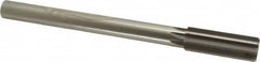 Made in USA - 23.5mm High Speed Steel 8 Flute Chucking Reamer - Straight Flute, 3/4" Straight Shank, 2-5/8" Flute Length, 10" OAL - Caliber Tooling