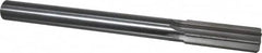 Made in USA - 25mm High Speed Steel 8 Flute Chucking Reamer - Straight Flute, 7/8" Straight Shank, 2-3/4" Flute Length, 10-1/2" OAL - Caliber Tooling