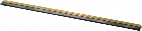 Unger - 14" Rubber Blade Window Washer/Squeegee - Black, Brass Holder - Caliber Tooling