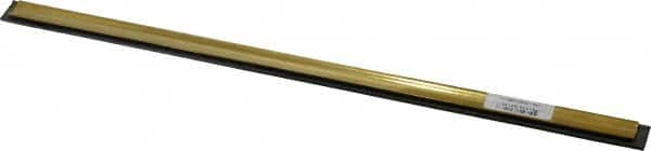 Unger - 16" Rubber Blade Window Washer/Squeegee - Black, Brass Holder - Caliber Tooling