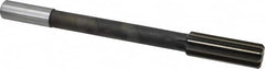 Interstate - 59/64" High Speed Steel Chucking Reamer - Straight Flute, 3/4" Straight Shank, 2-5/8" Flute Length, 10" OAL - Caliber Tooling