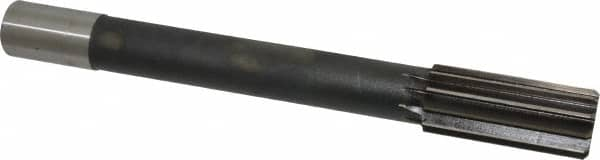 Interstate - 1-7/16" High Speed Steel Chucking Reamer - Straight Flute, 1-1/4" Straight Shank, 3-1/2" Flute Length, 12-1/2" OAL - Caliber Tooling