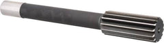 Interstate - 1-3/4" High Speed Steel Chucking Reamer - Straight Flute, 1-1/4" Straight Shank, 4" Flute Length, 13-1/2" OAL - Caliber Tooling