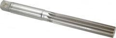 Made in USA - 1-1/8" Diam, Straight Shank, 5-13/16" Flute, Hand Reamer - Caliber Tooling