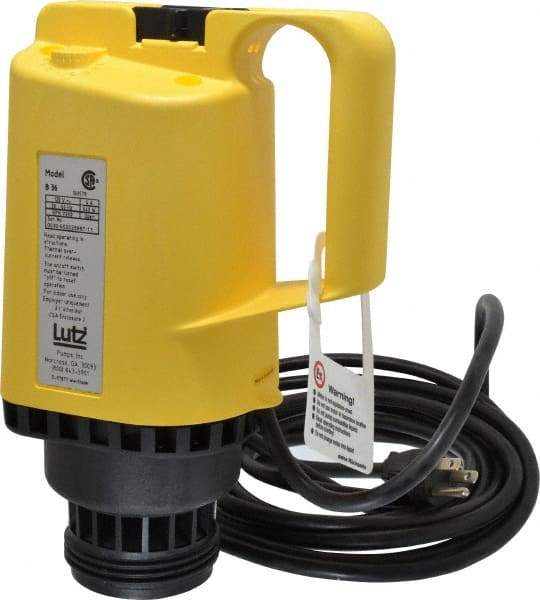 Lutz Pumps - 0.85 HP, Open Drip Proof Drum Pump Motor - For Use With All Lutz Pump Tubes, 120 Volt - Caliber Tooling