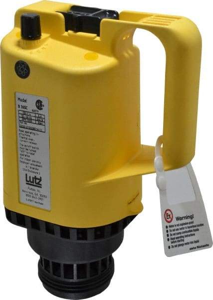 Lutz Pumps - 0.85 HP, Open Drip Proof With Speed Control Drum Pump Motor - For Use With All Lutz Pump Tubes, 120 Volt - Caliber Tooling