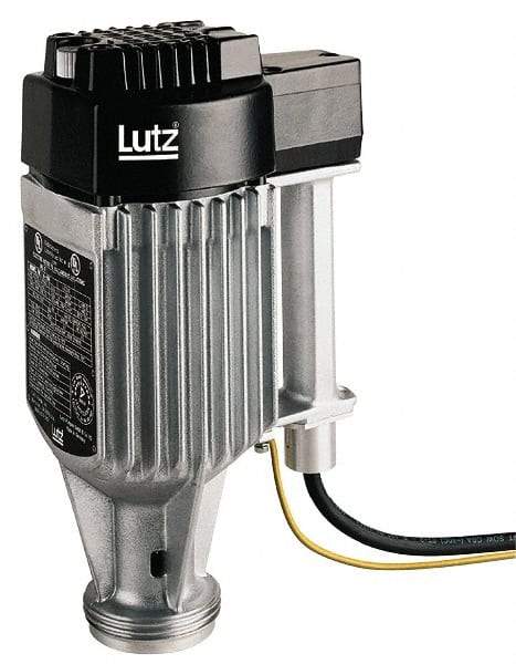 Lutz Pumps - 0.4 HP, Explosion Proof Drum Pump Motor - For Use With All Lutz Pump Tubes, 120 Volt - Caliber Tooling