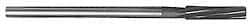 Made in USA - 13/16" Cobalt 8 Flute Chucking Reamer - Spiral Flute, 5/8" Straight Shank, 2-1/2" Flute Length, 9-1/2" OAL - Caliber Tooling