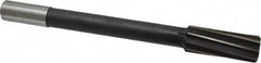 Interstate - 1-1/16" High Speed Steel Chucking Reamer - Spiral Flute, 7/8" Straight Shank, 2-3/4" Flute Length, 10-1/2" OAL - Caliber Tooling