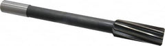 Interstate - 1-1/8" High Speed Steel Chucking Reamer - Spiral Flute, 7/8" Straight Shank, 2-7/8" Flute Length, 11" OAL - Caliber Tooling