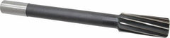 Interstate - 1-5/16" High Speed Steel Chucking Reamer - Spiral Flute, 1" Straight Shank, 3" Flute Length, 11-1/2" OAL - Caliber Tooling