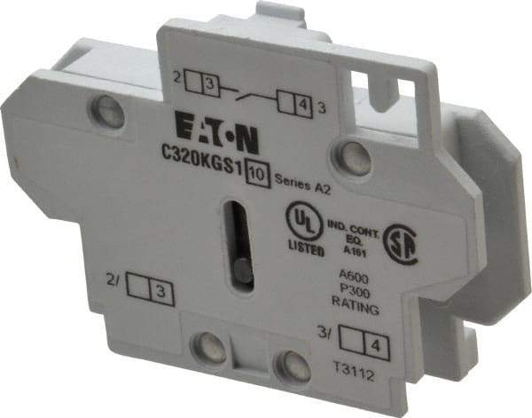 Eaton Cutler-Hammer - Starter Auxiliary Contact - For Use with 10-60A Contactors - Caliber Tooling