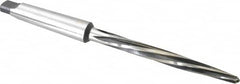 Interstate - 7/16" Reamer Diam, 7/32" Small End Diam, 2MT Morse Taper Shank, 4-3/8" Flute, Bridge Reamer - Caliber Tooling