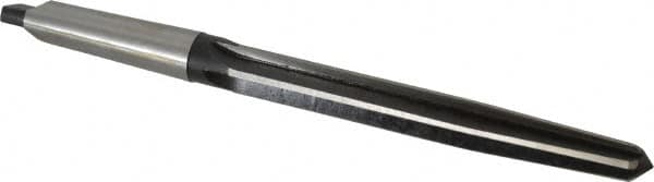 Interstate - 15/16" Reamer Diam, 43/64" Small End Diam, 3MT Morse Taper Shank, 7-3/8" Flute, Bridge Reamer - Caliber Tooling