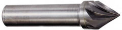 Hertel - 7/8" Head Diam, 1/2" Shank Diam, 3 Flute 60° Solid Carbide Countersink - Caliber Tooling