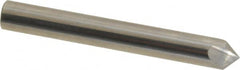 Hertel - 1/4" Head Diam, 1/4" Shank Diam, 3 Flute 90° Solid Carbide Countersink - Caliber Tooling