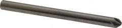 Hertel - 1/8" Head Diam, 1/8" Shank Diam, 6 Flute 82° Solid Carbide Countersink - Caliber Tooling