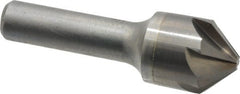 Hertel - 7/8" Head Diam, 1/2" Shank Diam, 6 Flute 90° Solid Carbide Countersink - Caliber Tooling