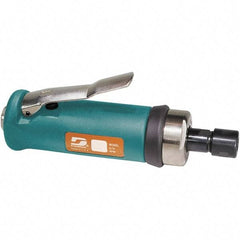 Dynabrade - 1/4" Collet, Straight Handle, Air Straight Die Grinder - 15,000 RPM, Front Exhaust, 31 CFM, 0.7 hp, 90 psi, 1/4 NPT Inlet - Caliber Tooling