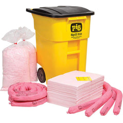 Spill Kits; Kit Type: Chemical & Hazardous Material Spill Kit; Container Type: Can; Absorption Capacity: 34 gal; Color: Hi-Vis Yellow; Portable: Yes; Capacity per Kit (Gal.): 34 gal