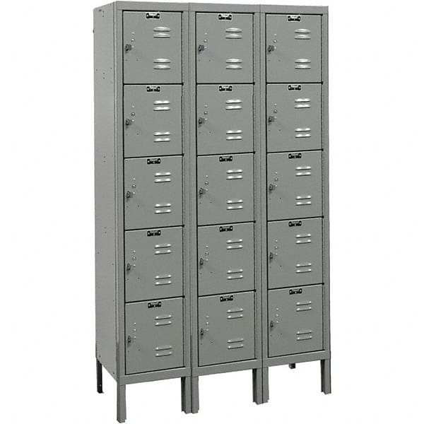 Hallowell - 15 Door, 5 Tier, Premium Box Lockers - Caliber Tooling