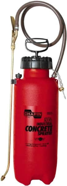 Chapin - 3 Gal Chemical Safe Garden Hand Sprayer - Polyethylene Tank, Wide Mouth, Reinforced Hose, For Concrete Applications - Caliber Tooling