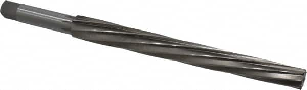 Interstate - #11 Pin, 0.878" Diam, 0.706" Small End, 3/4" Diam Straight Shank, 8-1/4" Flute, Taper Pin Reamer - Caliber Tooling