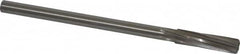 Made in USA - 7/16" Cobalt 6 Flute Chucking Reamer - Spiral Flute, 0.373" Straight Shank, 1-3/4" Flute Length, 7" OAL - Caliber Tooling