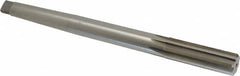 Chucking Reamer: 25/32″ Dia, 9-1/2″ OAL, 2-1/2″ Flute Length, Morse Taper Shank, High Speed Steel 8 Flute, RH