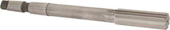 Made in USA - 13/16" High Speed Steel 8 Flute Chucking Reamer - Straight Flute, 2MT Morse Taper Shank, 2-1/2" Flute Length, 9-1/2" OAL - Caliber Tooling