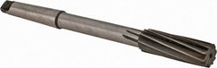 Chucking Reamer: 13/16″ Dia, 9-1/2″ OAL, 2-1/2″ Flute Length, Morse Taper Shank, High Speed Steel 8 Flute, RH