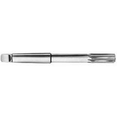 Chucking Reamer: 13/32″ Dia, 7″ OAL, 1-3/4″ Flute Length, Morse Taper Shank, High Speed Steel 6 Flute, RH