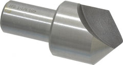 Interstate - 1-1/4" Head Diam, 3/4" Shank Diam, 1 Flute 100° High Speed Steel Countersink - Caliber Tooling