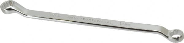 Proto - 12mm x 14mm 12 Point Offset Box Wrench - Double End, 9-1/16" OAL, Steel, Polished Finish, 7.5° Offset - Caliber Tooling