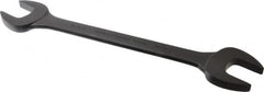 Proto - 1-3/8" x 1-7/16" Standard Open End Wrench - 15-7/8" OAL, Double End, Black Finish, 15° Head Angle - Caliber Tooling